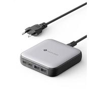 NOVOO 65 W 4 porte caricatore USB C rapido compatibile con MacBook Pro Air iPad iPhone 15 Plus Pro Max 14 13 12 Galaxy S24 Ultra Plus avev 1,5 m cavo di alimentazione