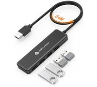 NOVOO Hub USB 4 Porte USB 2.0, Lettore SD
