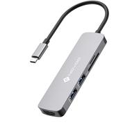 NOVOO Hub USB-C Multiporta 5-in-1, HDMI 4K, 2 USB, SD/TF