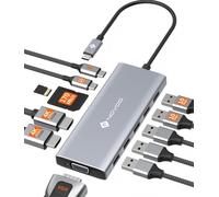 NOVOO NHM12S-MS12 - Docking Station USB C 12 in 1