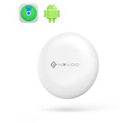 NOVOO Smart Tag, Etichetta Bluetooth per Apple & Google Find My, Allarme 80dB, Impermeabile IPX5, Batteria Sostituibile, Perfetto per Chiavi, Valigie E Borse, 1 Confezione