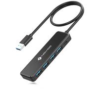 NOVOO Splitter USB-C 4 Porte USB 3.0, 5Gbps, Cavo 60cm, per HDD