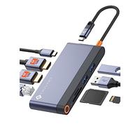 NOVOO Stazione di ricarica USB C 8 in 1