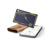 NOVOO Wallet Tracker - Scheda per tracciatore portafogli, Bluetooth Smart Tag compatibile con localizzatore (solo iOS), ultra sottile 1,6 mm, 6 anni, durevole, per bagagli, passaporto portafoglio-VL