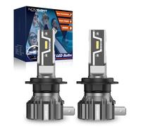 NOVSIGHT 2X H7 Car LED Headlight Bulbs 6500K White Bright Canbus Error Free UK