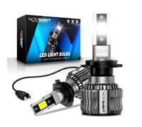 NOVSIGHT 2X H7 LED Headlight Bulbs Kit 72W 15000LM Hi-Lo Beam 6500K Super Bright