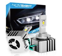 NOVSIGHT D3S Fari a LED D1S D2S D4S 70W 20000LM Lampadine per fari per auto super luminose 6500K Bianco Plug and Play Faro automatico