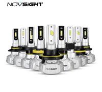 NOVSIGHT Faro H4 H7 H8/H9/H11 H1 H3 9005 9006 9007 H13 Auto LED Faro Hi-Lo Fascio 50W 10000LM 6500K Lampadina fendinebbia