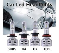NOVSIGHT H4 H11 H7 9005 Fari a LED per auto H16JP 60W 10000LM Luci di guida a LED per fendinebbia Lampadine 6500K Bianco D45