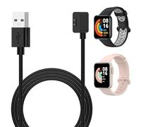 Novstuf Caricatore Magnetico Compatibile con Xiaomi Redmi Watch 3/Redmi Watch 2 Lite/Mi Band 7 Pro/Smart Band Pro, Caricabatterie Smartwatch Magnetico con Cavo di Ricarica USB da 1M, Nero