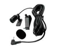 Novstuf Microfono stereo per auto da 3,5 mm, Mini Micrófono Externo PC Coche con Clip Adhesivo Funda Espuma Cavo 3M Condensador Reducción Ruido para Bluetooth Audio Estéreo GPS DVD Plug