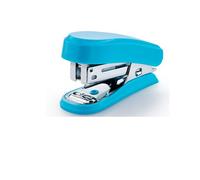 Cucitrice compatta Novus Mini - Fino a 12 fogli - Pinzatura chiusa e aperta - Include 320 punti metallici - Colore blu