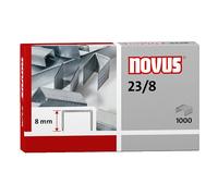 Novus 23/8 Staples Galvanised (Pack of 1000) - You will receive 1 Pack of 1000