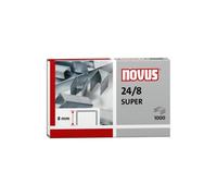 NOVUS 24/8 Super Scatola da 1000 punti zincati 24/8 NEW