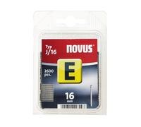 Novus Chiodi E J 16 mm, per Il Fissaggio di Listelli, 2600 Pezzi