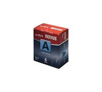 Novus Groppini con filo sottile 6 mm - Set economico di punti metallici con 5000 graffe del modello 53/6 per sparachiodi - Chiodini metallici con filo d'acciaio