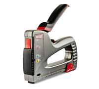 Novus J-29 - Puntatrice per filo fine e filo piatto da 6 a 14 mm e chiodi fino a 16 mm, pistola per spillatrice per tessuti, tessuti e modanature 030-0467
