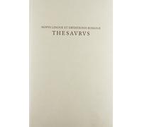 Novus Linguae Et Eruditionis Romanae Thesaurus - [La Scuola di Pitagora]