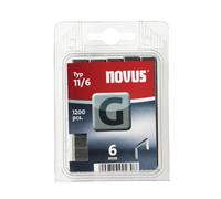 Novus Set di graffette a filo sottile Modello G 6 mm 1200 pz