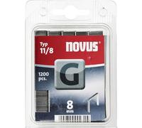 Novus Punti Metallici G 11 8 mm, 1200 Pezzi