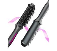 NOVUS Spazzola per capelli ionica, 4 temperature e 30s di riscaldamento e spegnimento automatico, pettine lisciante in ceramica anti-scottatura a riscaldamento rapido per tutti i tipi di capelli