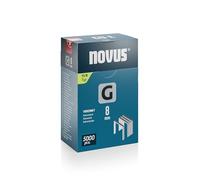 Novus Tools 042-0766 - Morsetto a filo piatto G tipo 11, 8 mm, colore: Grigio