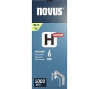 Novus Tools 042-0770 - Morsetto a filo fine H tipo 37, 6 mm, colore: Grigio
