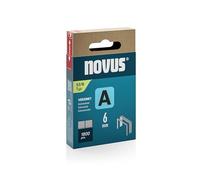 Novus Tools Graffette tipo 53 042-0773 – 6 mm punto sottile – 1800 pz. Grigio
