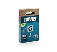 Novus Tools 042-0796 - Morsetto a filo piatto G tipo 11, 8 mm, colore: Grigio