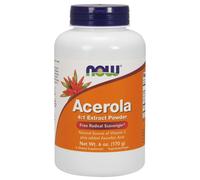 NOW Acerola in polvere, vitamina C naturale, 170 g (6 oz)