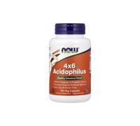 NOW Acidophilus 4X6, 120 capsule vegetali Integratore alimentare
