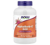 NOW AlphaSorb-C, 500 mg, 180 capsule vegetali Vitamina C tamponata con bioflavonoidi agrumati, integratore alimentare