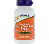 BerryDophilus Extra Strength 10 Billion 50 Masticabili Now Foods