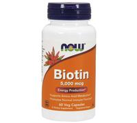 Now Foods Biotin 5,000 mcg (60 Capsule veg)
