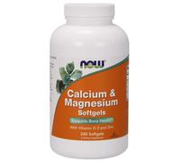 NOW Foods Calcio-Magnesio + vitamina D e zinco - 240 Softgels NOW1252