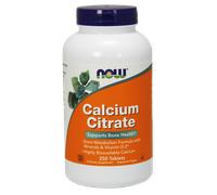 NOW Citrato di calcio con minerali e vitamina D-2 (calcio con minerali e vitamina D2), 250 compresse