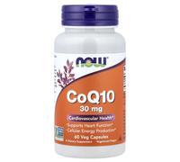 NOW CoQ10, 30 mg, 60 capsule vegetali