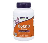 NOW CoQ10 (coenzima Q10) + Biancospino, 100 mg, 180 capsule vegetali