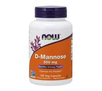 NOW D-Mannosio, 500 mg, 120 capsule vegetali