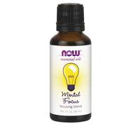 NOW Essential Oil, Mental Focus oil (olio essenziale di concentrazione mentale), 30 ml