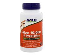 NOW FOOD ALOE VERA 10.000 & PROBIOTICI 60 CAPSULE VEG