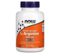 NOW FOOD L-Arginina, Doppia Forza, 1.000 mg, 120 Compresse