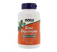 NOW FOOD ZINCO GLICINATO (ZINCO CHELATO) 30 MG, 120 CAPSULE SOFTGEL