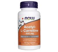 Now Foods Acetyl-L-Carnitine 500 mg (50 Capsule veg)