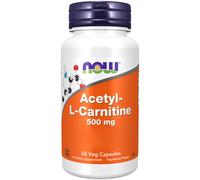Now Foods Acetyl-L-Carnitine 500 mg (50 Capsule veg)