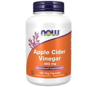NOW FOODS Apple Cider Vinegar 450 mg 180 Capsule Aceto di Mele - VITAMINE