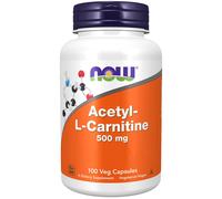 Now Foods Acetyl L Carnitine (Acetil L Carnitina) 500 mg 100 Capsule vegane
