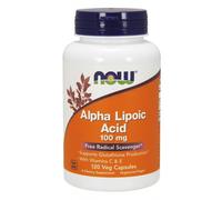 Now Foods Acido Alfa Lipoico 100mg + Vitamina C & E Pillole 2 Misure Immunità