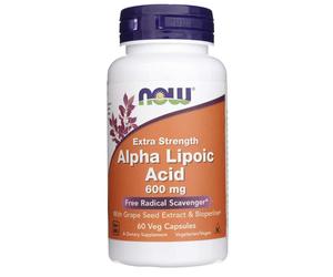 Now Foods Acido alfa lipoico 600 mg - 60 capsule