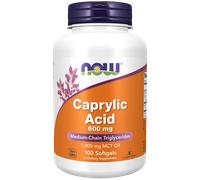NOW Foods Acido caprilico, 600 mg
